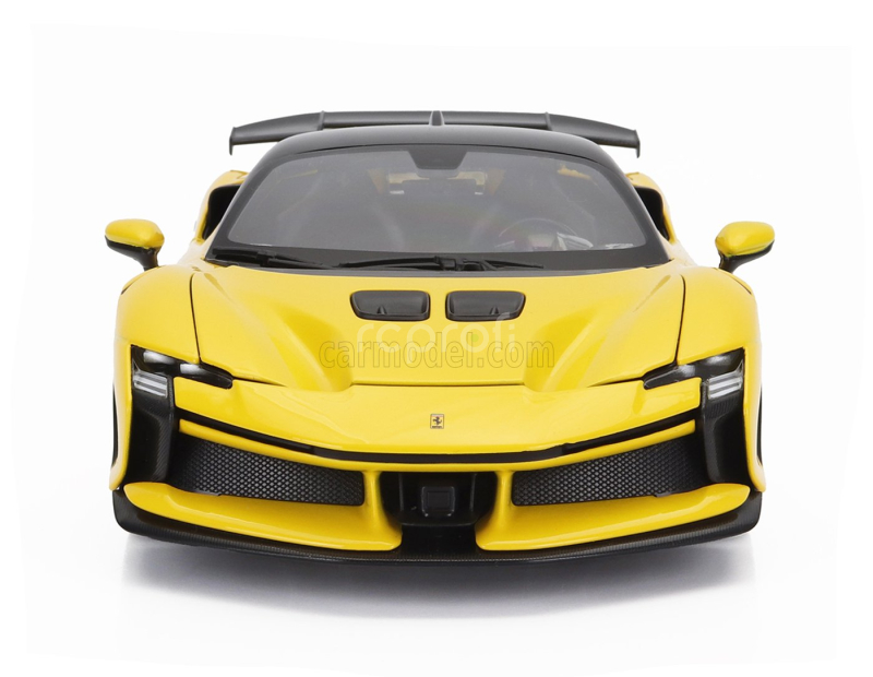 Bburago Ferrari Sf90xx Stradale 2024 1:18 Giallo Modena - Žlutá Černá