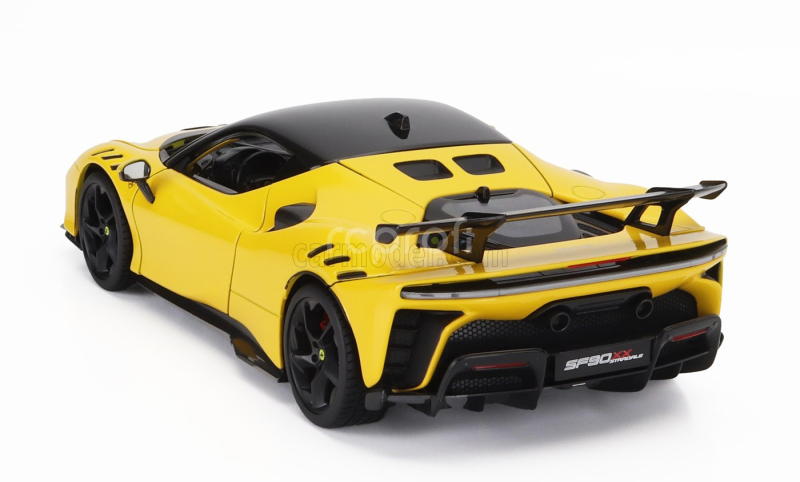 Bburago Ferrari Sf90xx Stradale 2024 1:18 Giallo Modena - Žlutá Černá