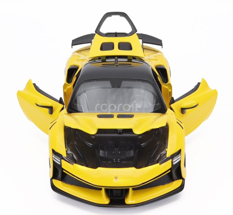 Bburago Ferrari Sf90xx Stradale 2024 1:18 Giallo Modena - Žlutá Černá