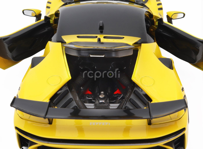 Bburago Ferrari Sf90xx Stradale 2024 1:18 Giallo Modena - Žlutá Černá