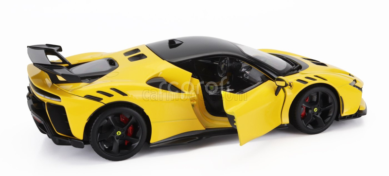 Bburago Ferrari Sf90xx Stradale 2024 1:18 Giallo Modena - Žlutá Černá
