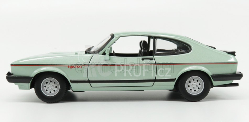 Bburago Ford england Capri Injection 1982 1:24 Světle Zelená Met