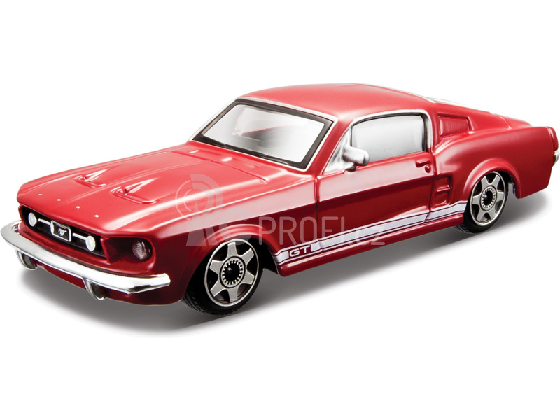 Bburago Ford Mustang GT 1:43 červená