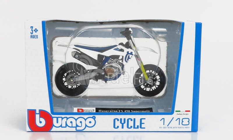 Bburago Husqvarna FS 450 Supermoto 1:18