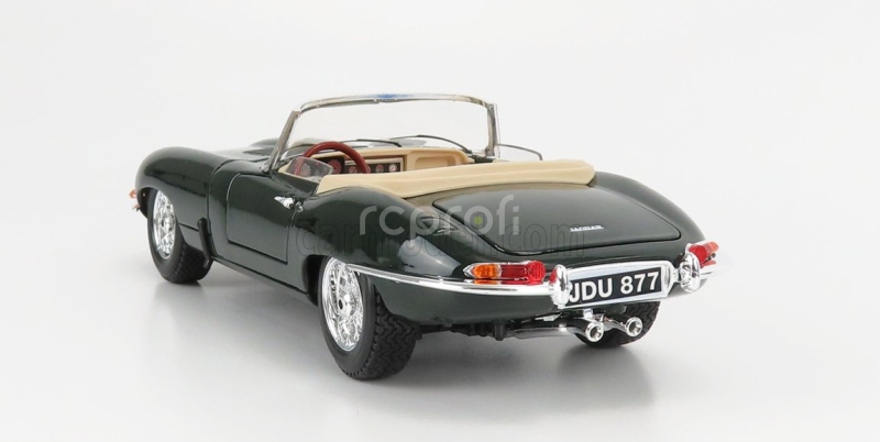 Bburago Jaguar E-type Spider 1961 1:18 Zelená