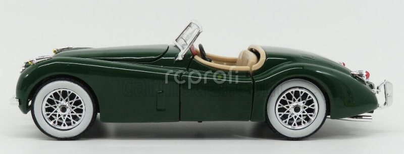 Bburago Jaguar Xk120 Cabriolet 1953 1:24 Zelená
