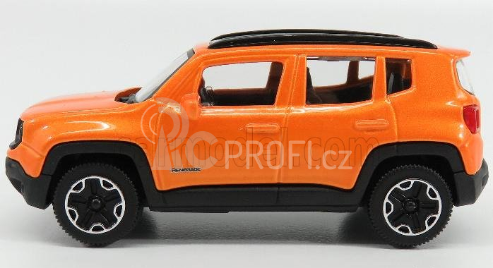 Bburago Jeep Renegade 2017 1:43 Oranžová S Černou