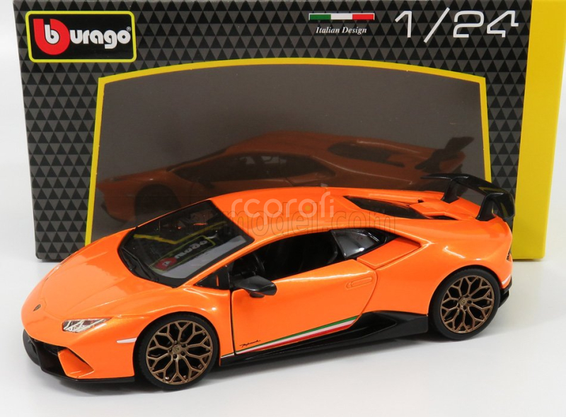 Bburago Lamborghini Huracan Lp640-4 Performante 2017 1:24 Orange