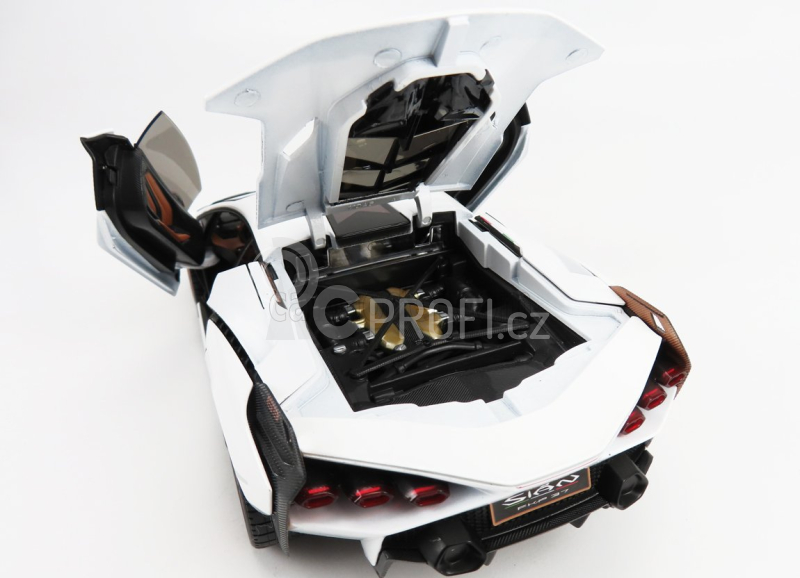Bburago Lamborghini Sián FKP 37 1:18 bílá