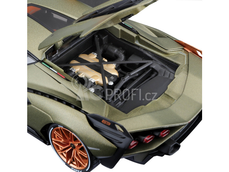 Bburago Lamborghini Sián FKP 37 1:18 zelená metalíza