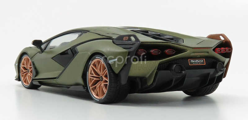 Bburago Lamborghini Sian Fkp 37 Hybrid 2020 1:18 Verde Gea - Zelená Met