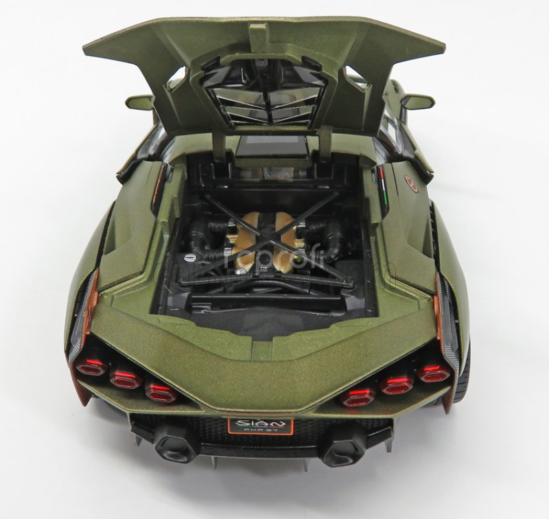 Bburago Lamborghini Sian Fkp 37 Hybrid 2020 1:18 Verde Gea - Zelená Met