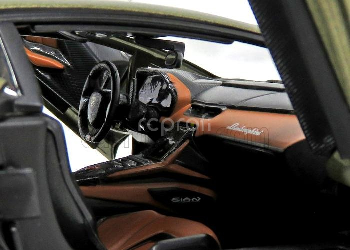 Bburago Lamborghini Sian Fkp 37 Hybrid 2020 1:18 Verde Gea - Zelená Met