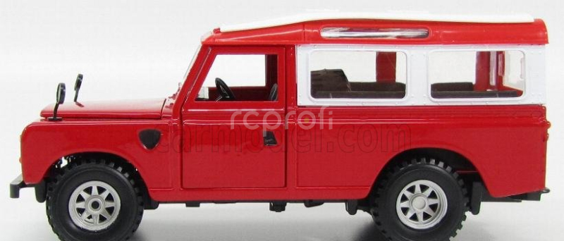 Bburago Land rover Land Rover 110 1976 1:24 Červená Bílá