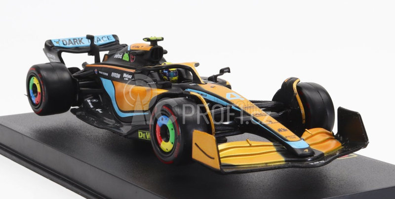 Bburago Mclaren F1 Mcl36 Mercedes Team Mclaren N 4 1:43, oranžová