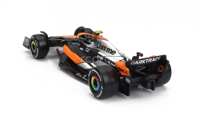 Bburago Mclaren F1  Mcl60 Team Mclaren N 4 2nd British Gp 2023 Lando Norris 1:43 Oranžová Černá Modrá