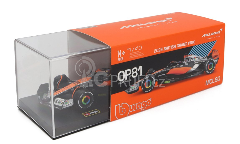 Bburago Mclaren F1 Mcl60 Team Mclaren N 81 1:43, oranžová