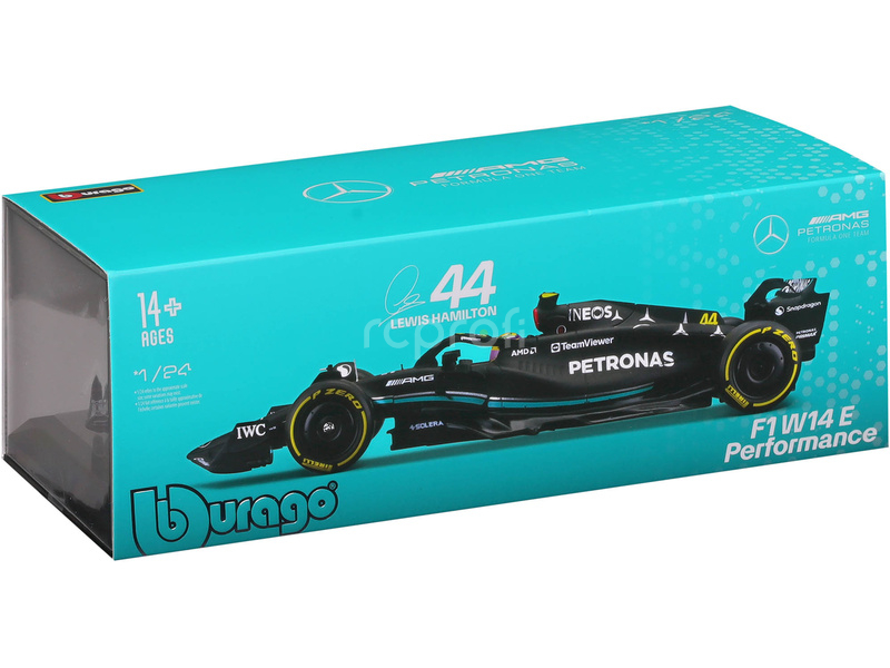 Bburago Mercedes-AMG Petronas W14 E 1:24 #44 Hamilton