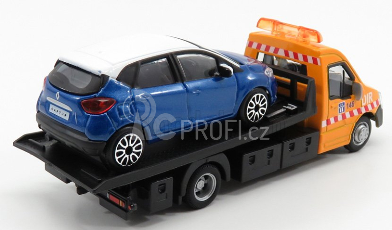 Bburago Mercedes benz Sprinter Soccorso Stradale + Renault Captur 1:43