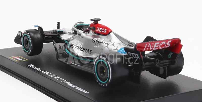 Bburago Mercedes gp F1 W13e Team Mercedes-amg Petronas F1 N 63 1:43, stříbrná