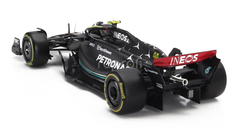 Bburago Mercedes gp F1 W14 Team Mercedes-amg Petronas Formula One N 44 Season 2023 Lewis Hamilton 1:24 Matt Black