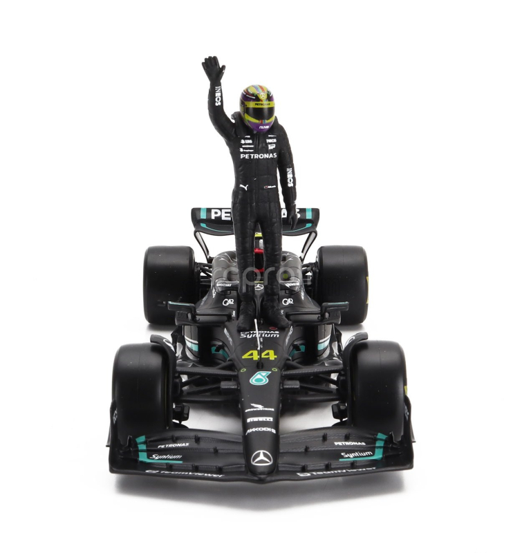 Bburago Mercedes gp F1 W14 Team Mercedes-amg Petronas Formula One N 44 Season 2023 Lewis Hamilton 1:24 Matt Black