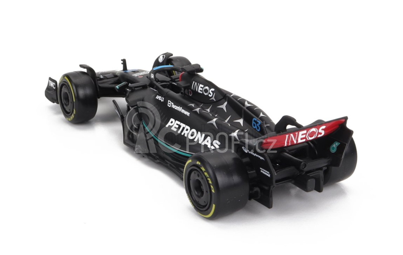 Bburago Mercedes gp F1 W14 Team Mercedes-amg Petronas F1 N 63 1:43, černá