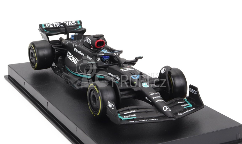 Bburago Mercedes gp F1 W14 Team Mercedes-amg Petronas F1 N 63 1:43, černá