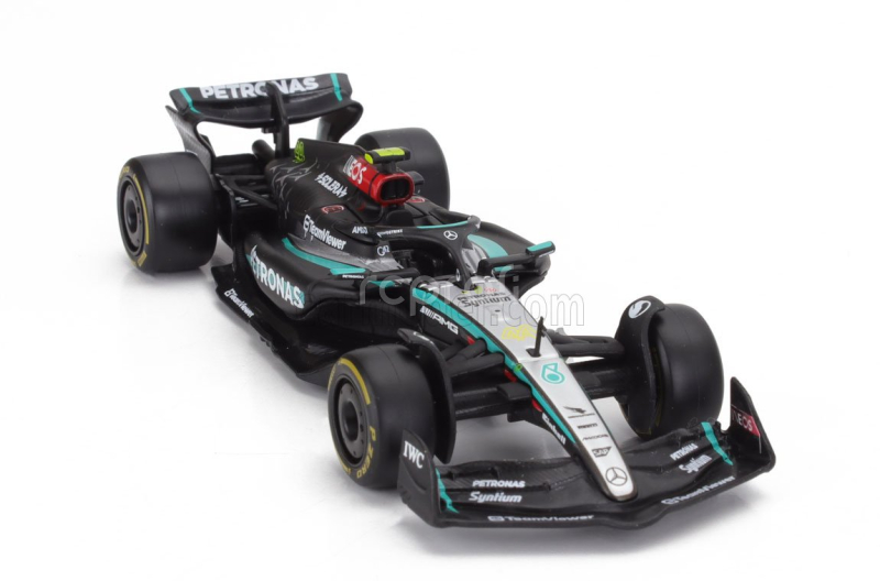 Bburago Mercedes gp F1  W15 Eq Performance Team Amg Petronas Motorsport N 44 Season 2024 Lewis Hamilton 1:43 Černá Stříbrná Zelená