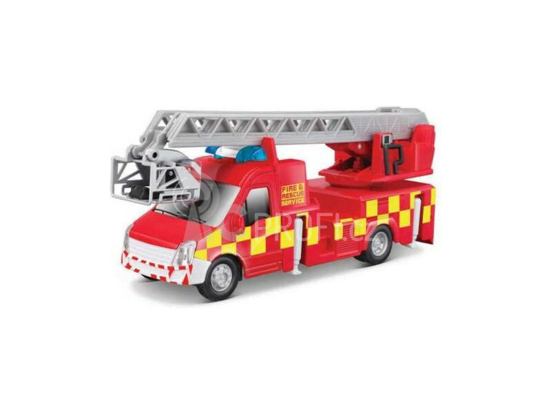 Bburago nákladní auto s hasičským žebříkem