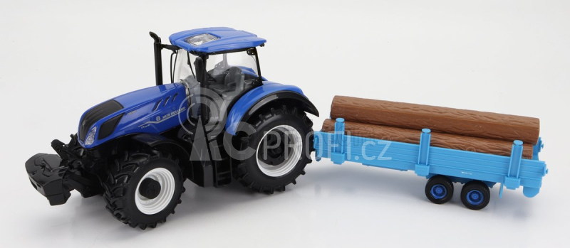 Bburago New Holland T7.315 1:32 s doplňky (sada 6ks)