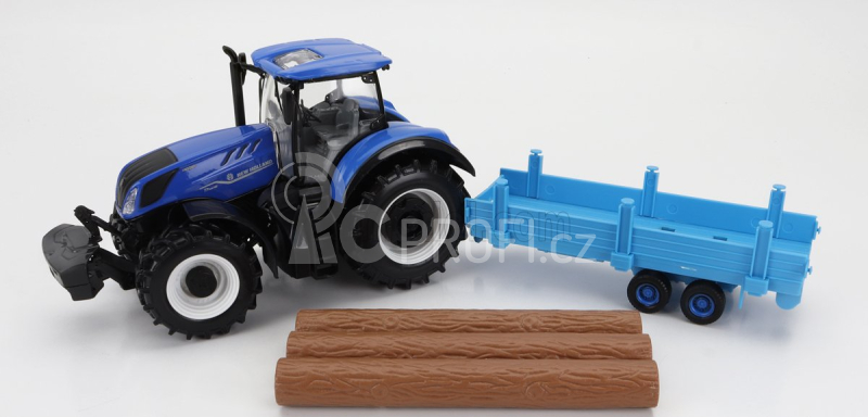 Bburago New Holland T7.315 1:32 s doplňky (sada 6ks)