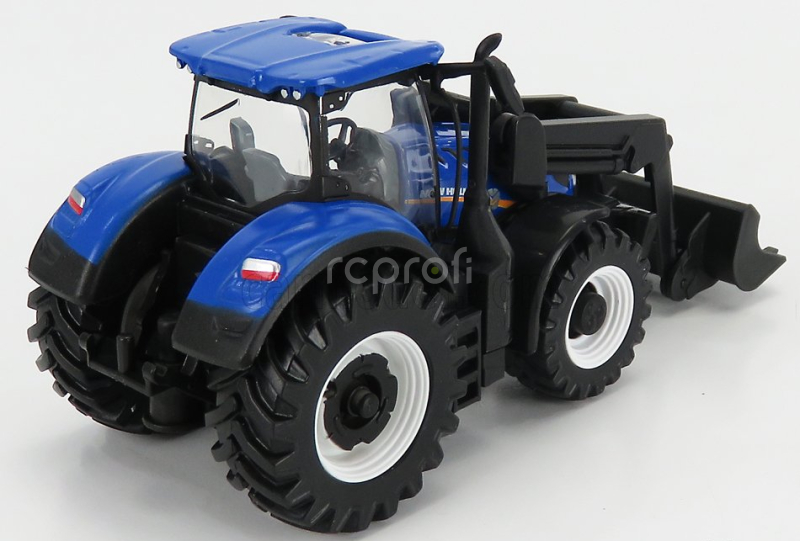 Bburago New holland T7.315 Tractor With Front Loader Scraper 2018 1:50 Blue