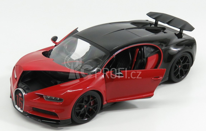 Bburago Plus Bugatti Chiron Sport 1:18 červená