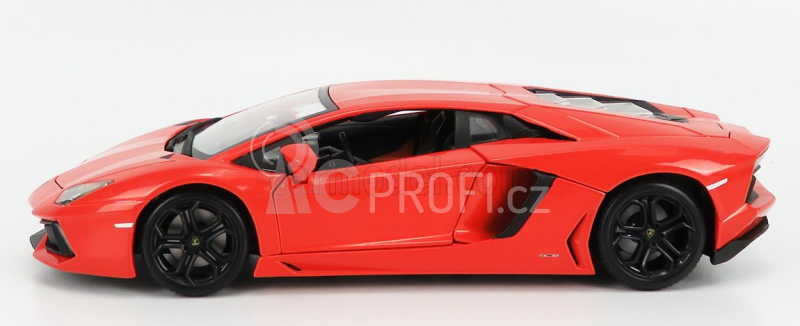 Bburago Plus Lamborghini Aventador LP 700-4 1:18 oranžová metalíza