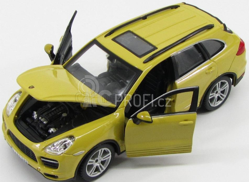 Bburago Plus Porsche Cayenne Turbo 1:24 žlutá