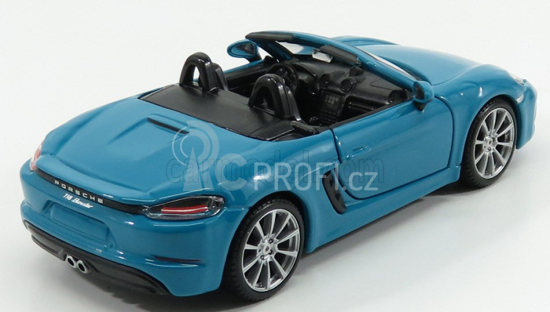 Bburago Porsche 718 Boxster 1:24 modrá