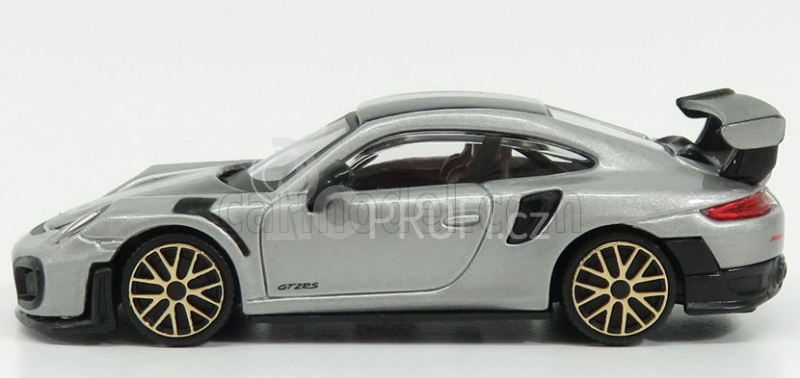 Bburago Porsche 911 991-2 Gt2 Rs Coupe 2018 1:43 Stříbrná Černá