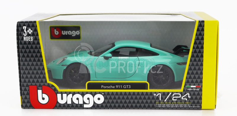 Bburago Porsche 911 GT3 1:24 mint zelená