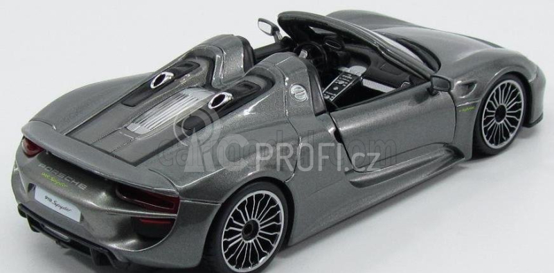 Bburago Porsche 918 Spyder 2010 1:24 Grey Met