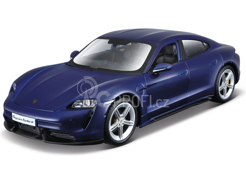 Bburago Porsche Taycan Turbo S 2019 Carrara 1:24 modrá
