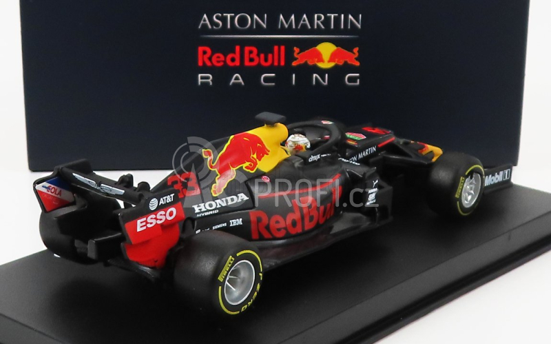 Bburago Red bull F1 Rb16 Honda Team Aston Martin N 33 1:43, tmavě modrá
