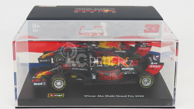 Bburago Red bull F1 Rb16 Honda Team Aston Martin N 33 1:43, tmavě modrá