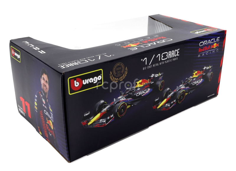 Bburago Red bull F1  Rb19 Team Oracle Red Bull Racing N 1 World Champion Winner Austin Usa Gp 2023 Max Verstappen 1:18 Matt Blue