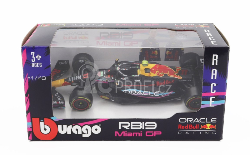 Bburago Red bull F1 Rb19 Team Oracle Red Bull Racing N 11 1:43, tmavě modrá