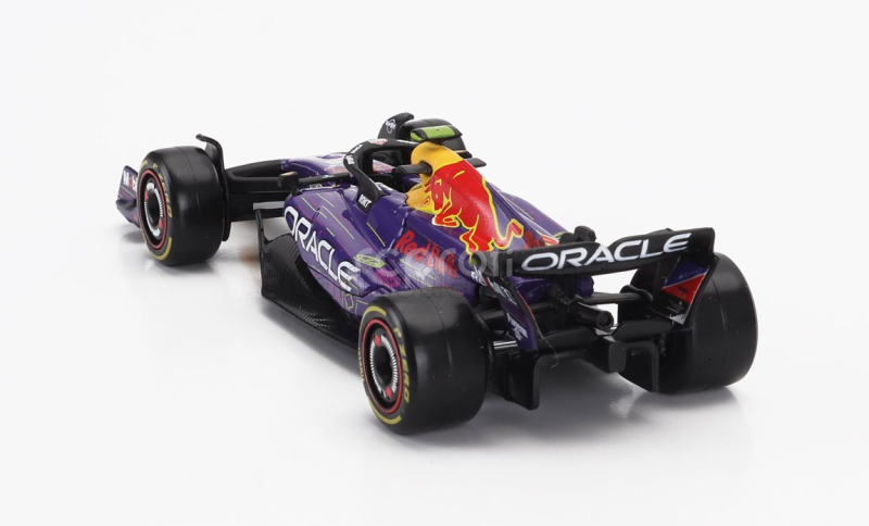 Bburago Red bull F1  Rb19 Team Oracle Red Bull Racing N 11 3rd Las Vegas Usa Gp 2023 Sergio Perez 1:43 Fialová Žlutá Červená