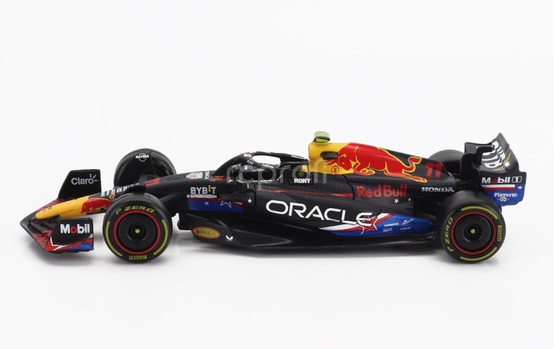 Bburago Red bull F1  Rb19 Team Oracle Red Bull Racing N 11 4th Austin Usa Gp 2023 Sergio Perez 1:43 Matt Blue