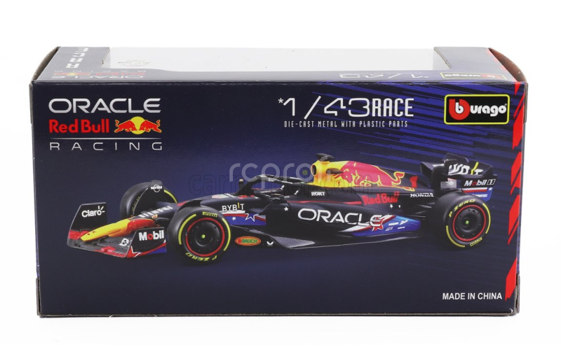 Bburago Red bull F1  Rb19 Team Oracle Red Bull Racing N 11 4th Austin Usa Gp 2023 Sergio Perez 1:43 Matt Blue