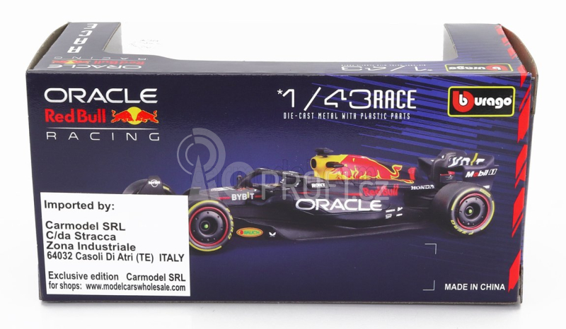 Bburago Red bull F1 Rb19 Team Oracle Red Bull Racing N 11 1:43, tmavě modrá