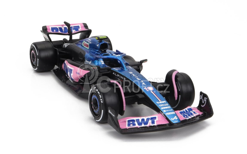 Bburago Renault F1  A523 Team Bwt Alpine F1 N 10 Season 2023 Pierre Gasly 1:43 Modrá Černá Růžová